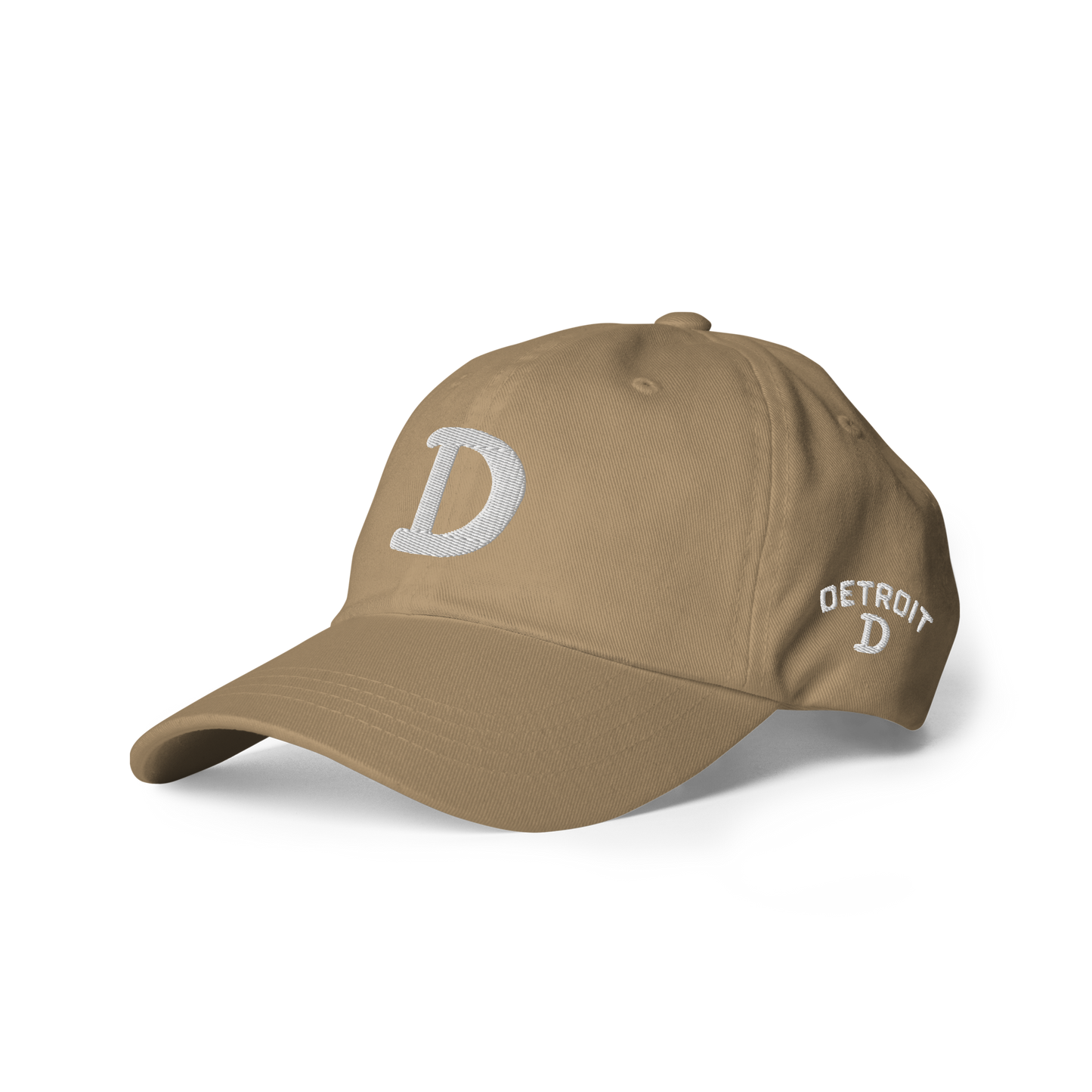 Detroit 'Old French D' Dad Hat (w/ Side Design)