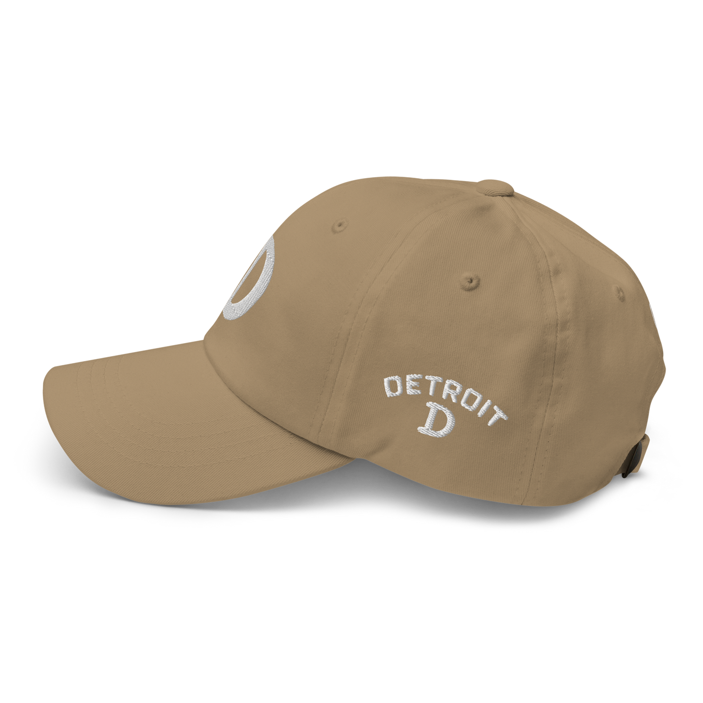 Detroit 'Old French D' Dad Hat (w/ Side Design)