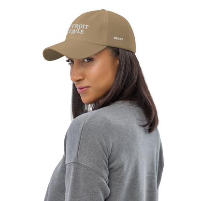 'Detroit Style' Dad Hat (w 'MDCCI' Side Design)