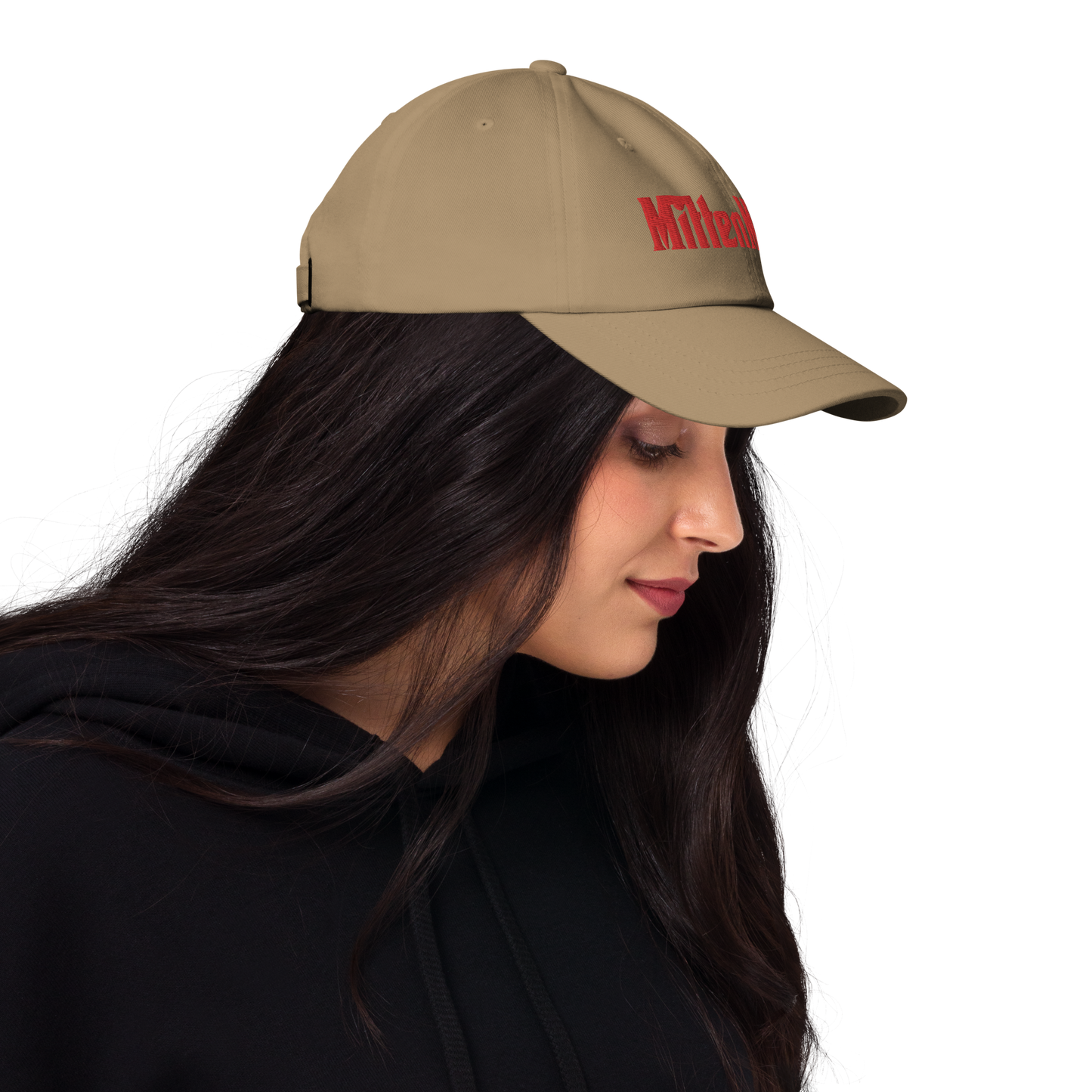 Michigan 'MittenMafia' Dad Hat (Gangster Font) | Red Embroidery