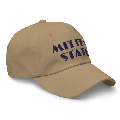 Michigan 'Mitten State' Dad Hat (Art Deco Font)