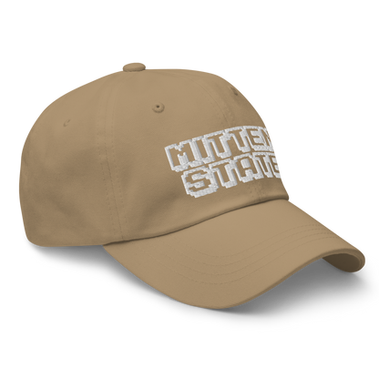 Michigan 'Mitten State' Dad Hat (Arcade Font)