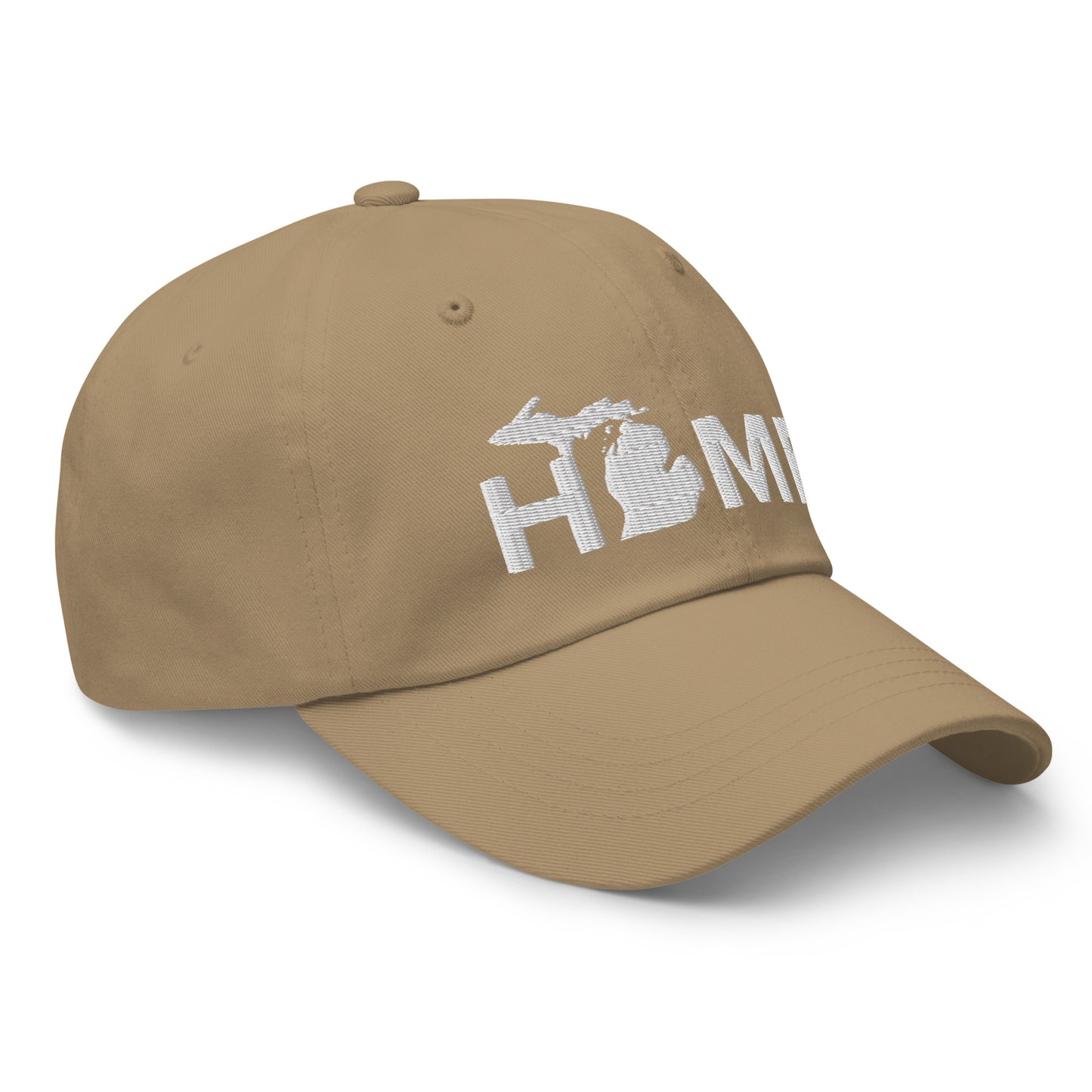 Michigan 'Home' Dad Hat (Geometric Sans Font)