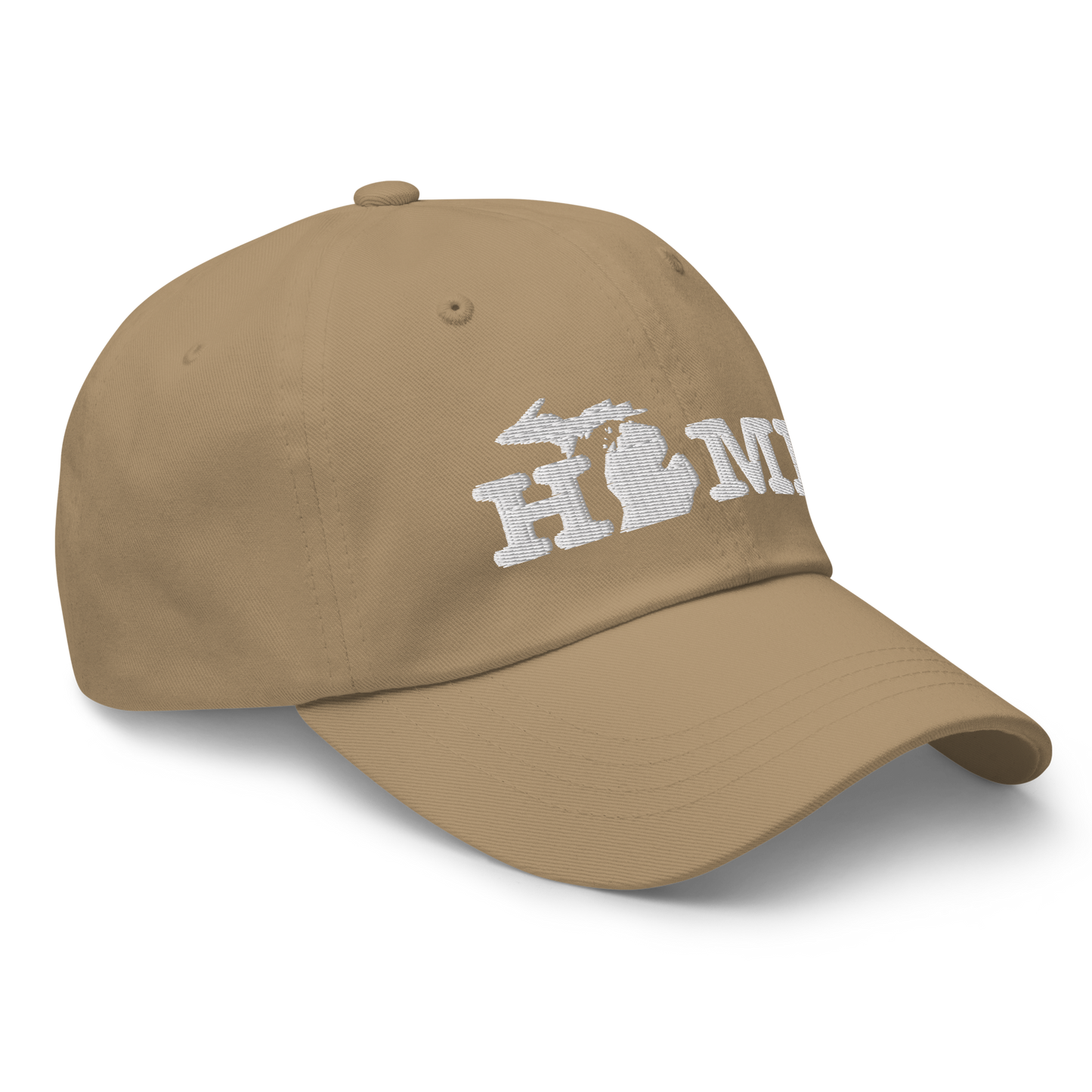 Michigan 'Home' Dad Hat (Typewriter Font)