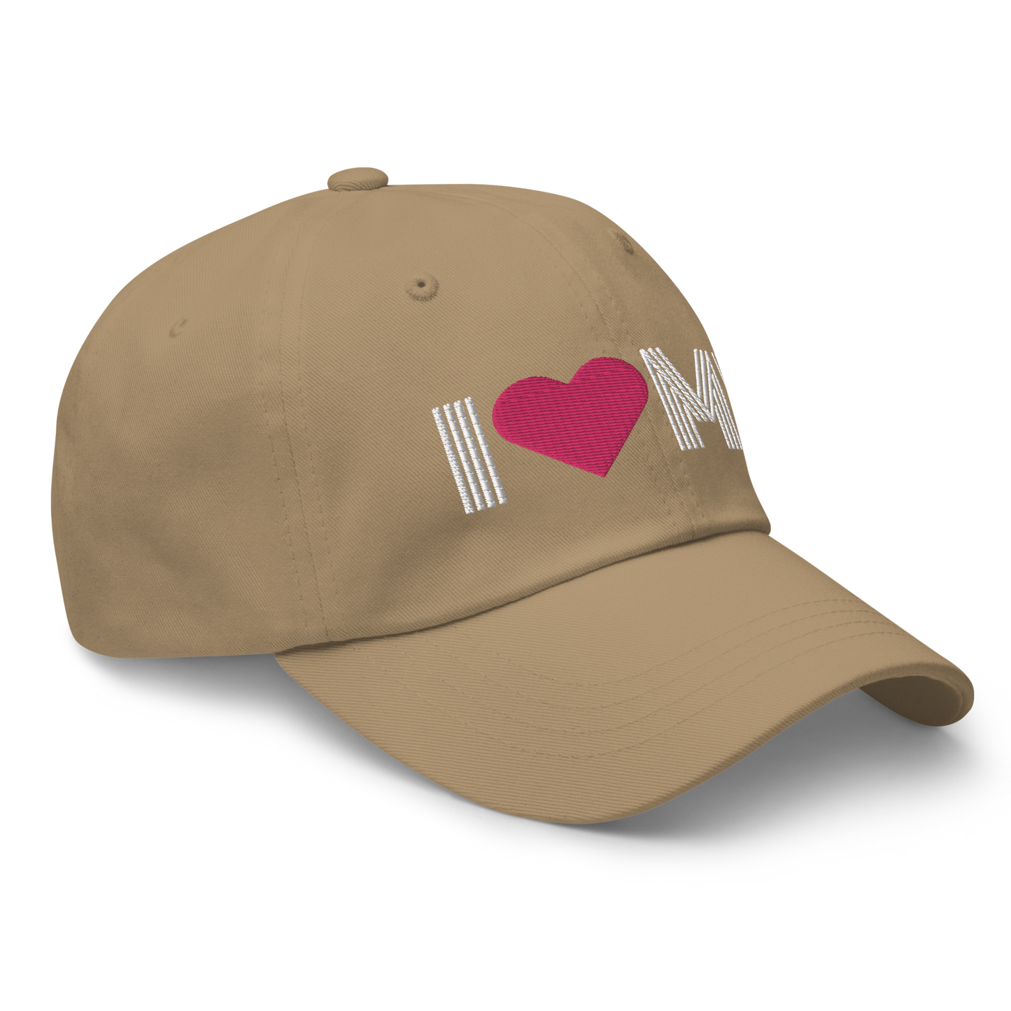 Michigan 'I ❤️ MI' Dad Hat (Metalpress Font)