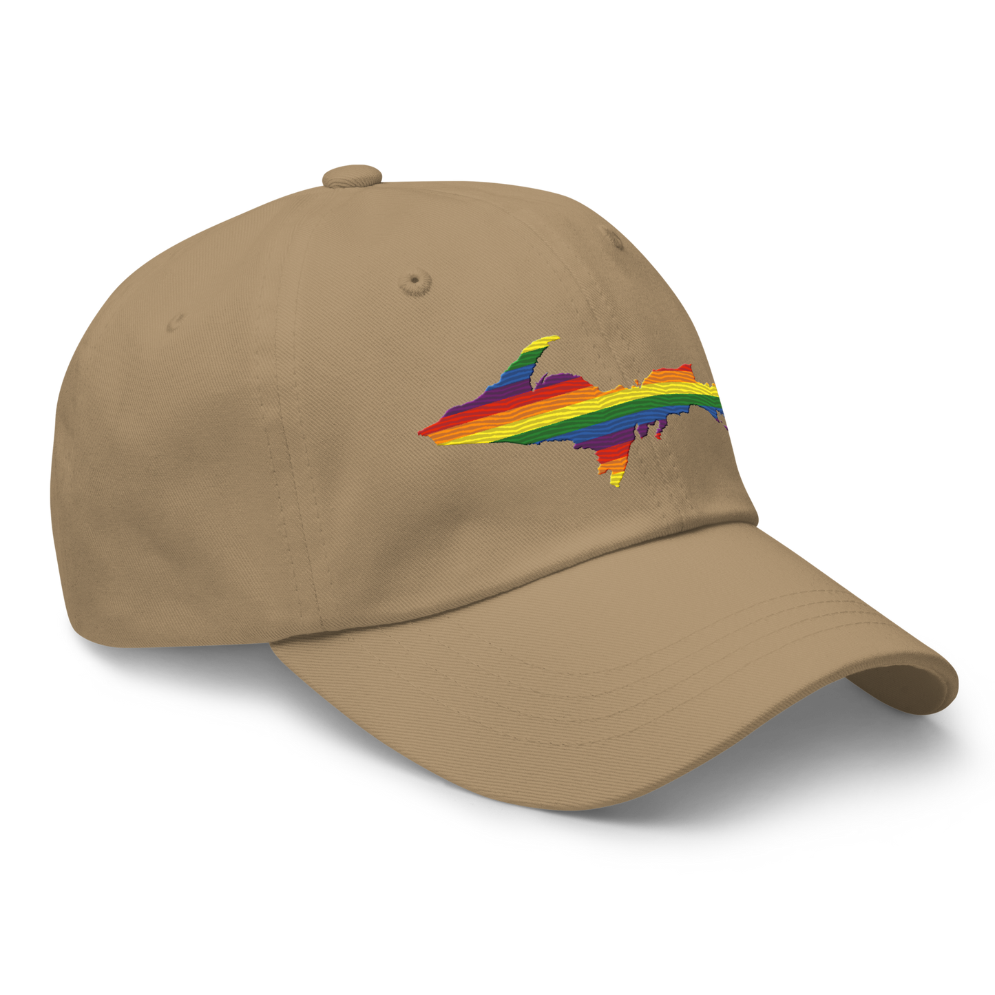 Michigan Upper Peninsula Dad Hat (Pride Edition)