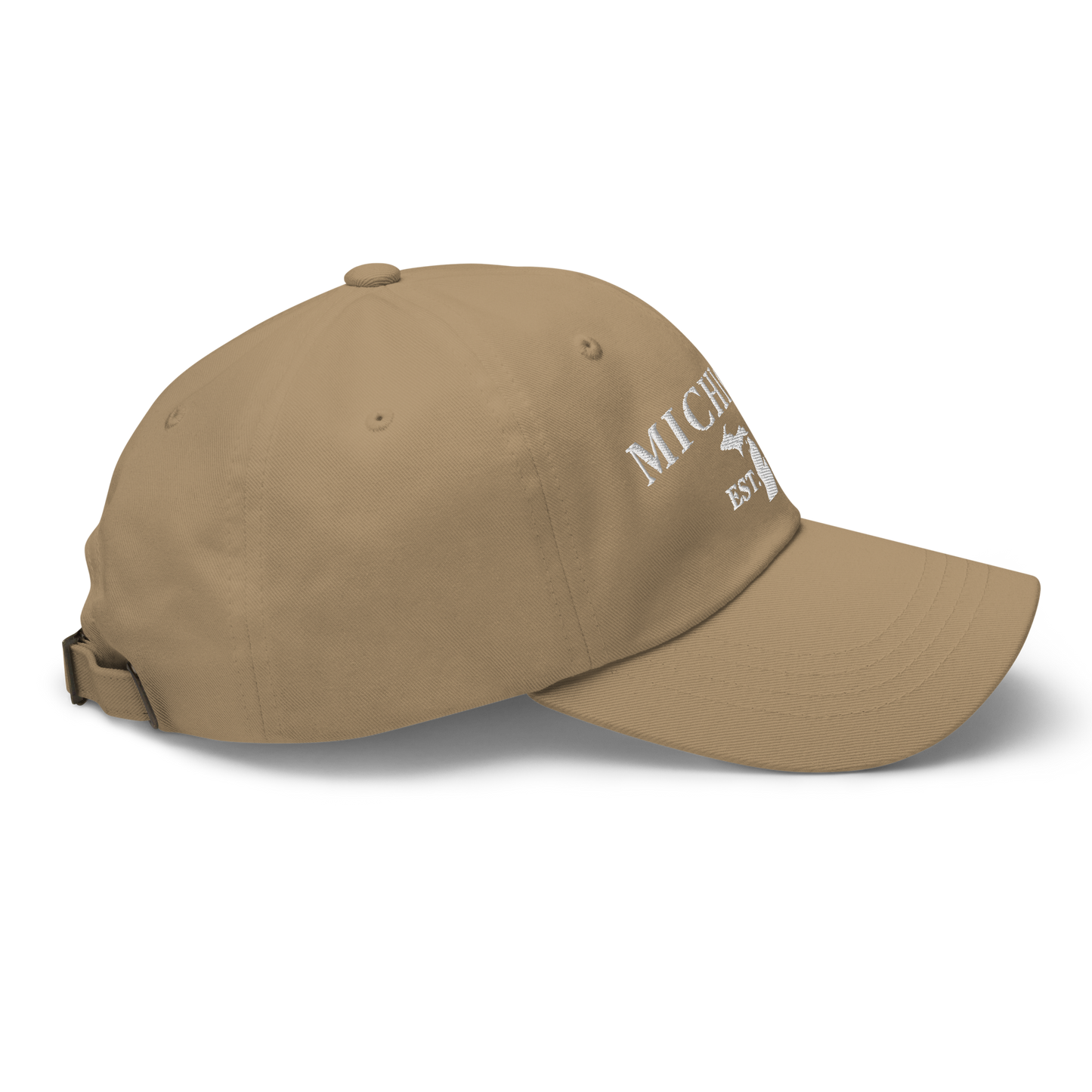 'Michigan EST 1837' Dad Hat (Didone Font)