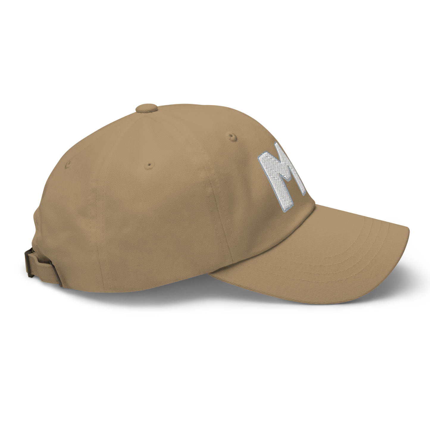 Michigan 'MI' Dad Hat (1940s Baseball Font)