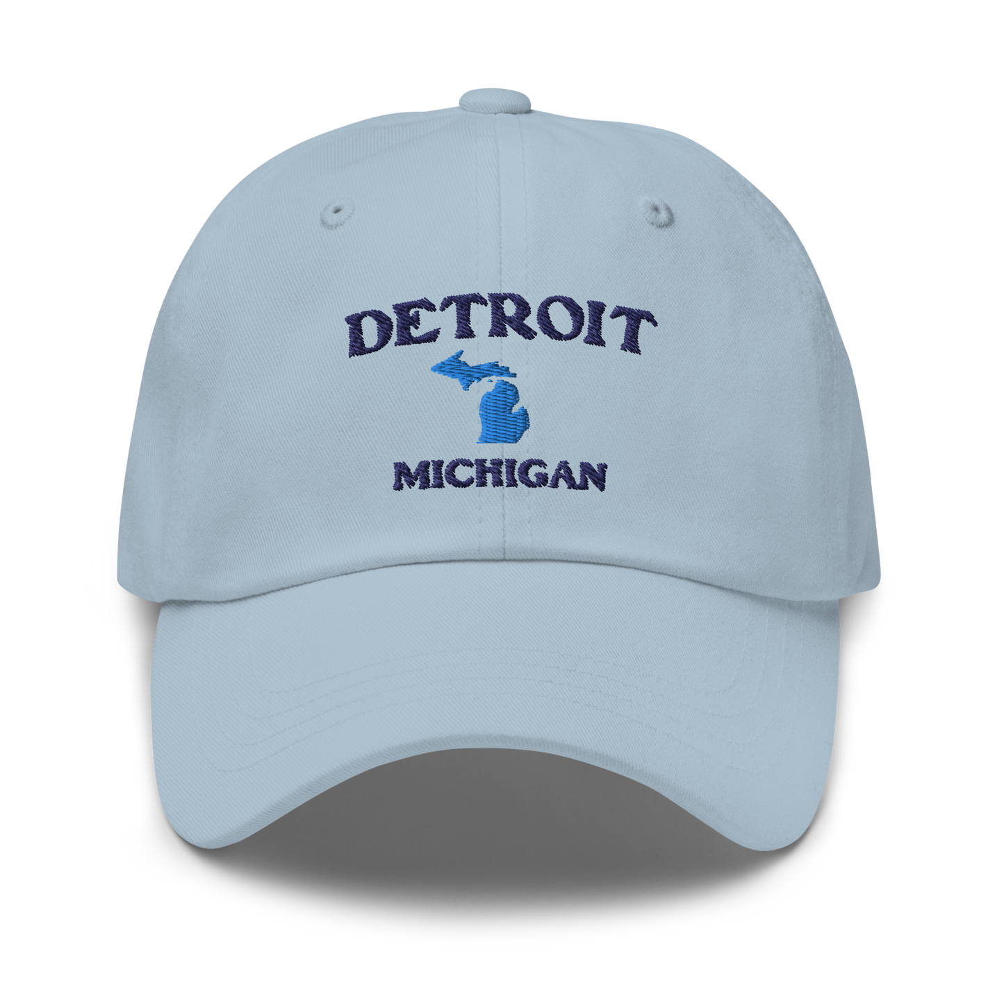 'Detroit Michigan' Dad Hat (w/ Michigan Outline)