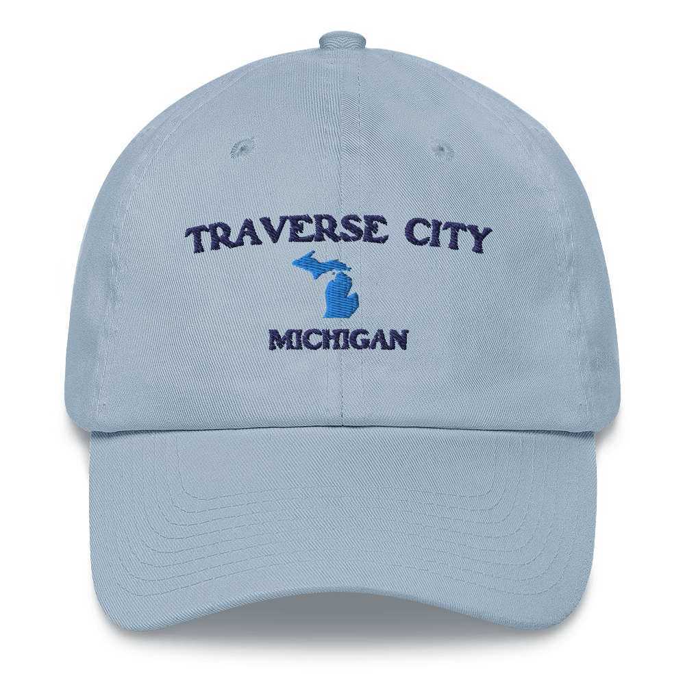 'Traverse City Michigan' Dad Hat (w/ Michigan Outline)