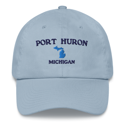 'Port Huron Michigan' Dad Hat (w/ Michigan Outline)