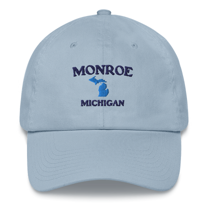 'Monroe Michigan' Dad Hat (w/ Michigan Outline)