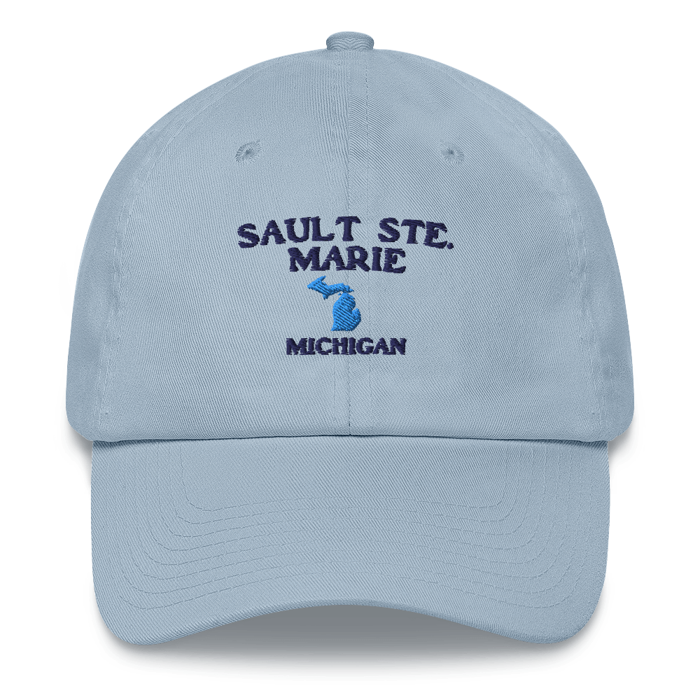 'Sault Ste. Marie' Dad Hat (w/ Michigan Outline)