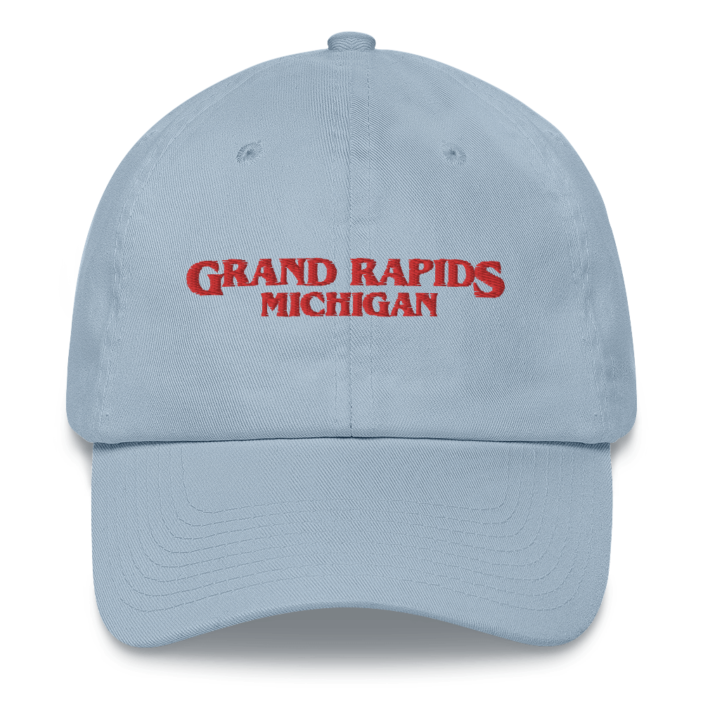 'Grand Rapids Michigan' Dad Hat (1980s Drama Parody)