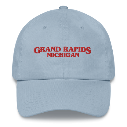 'Grand Rapids Michigan' Dad Hat (1980s Drama Parody)