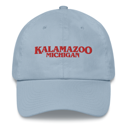 'Kalamazoo Michigan' Dad Hat (1980s Drama Parody)