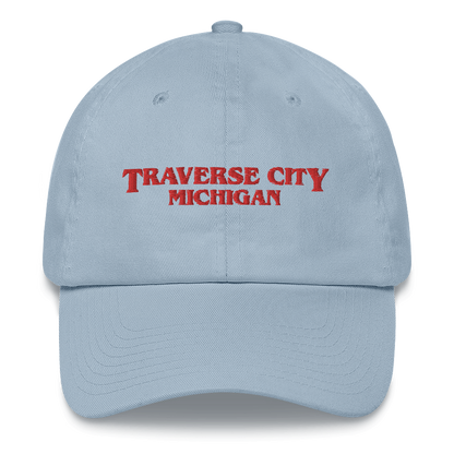 'Traverse City Michigan' Dad Hat (1980s Drama Parody)