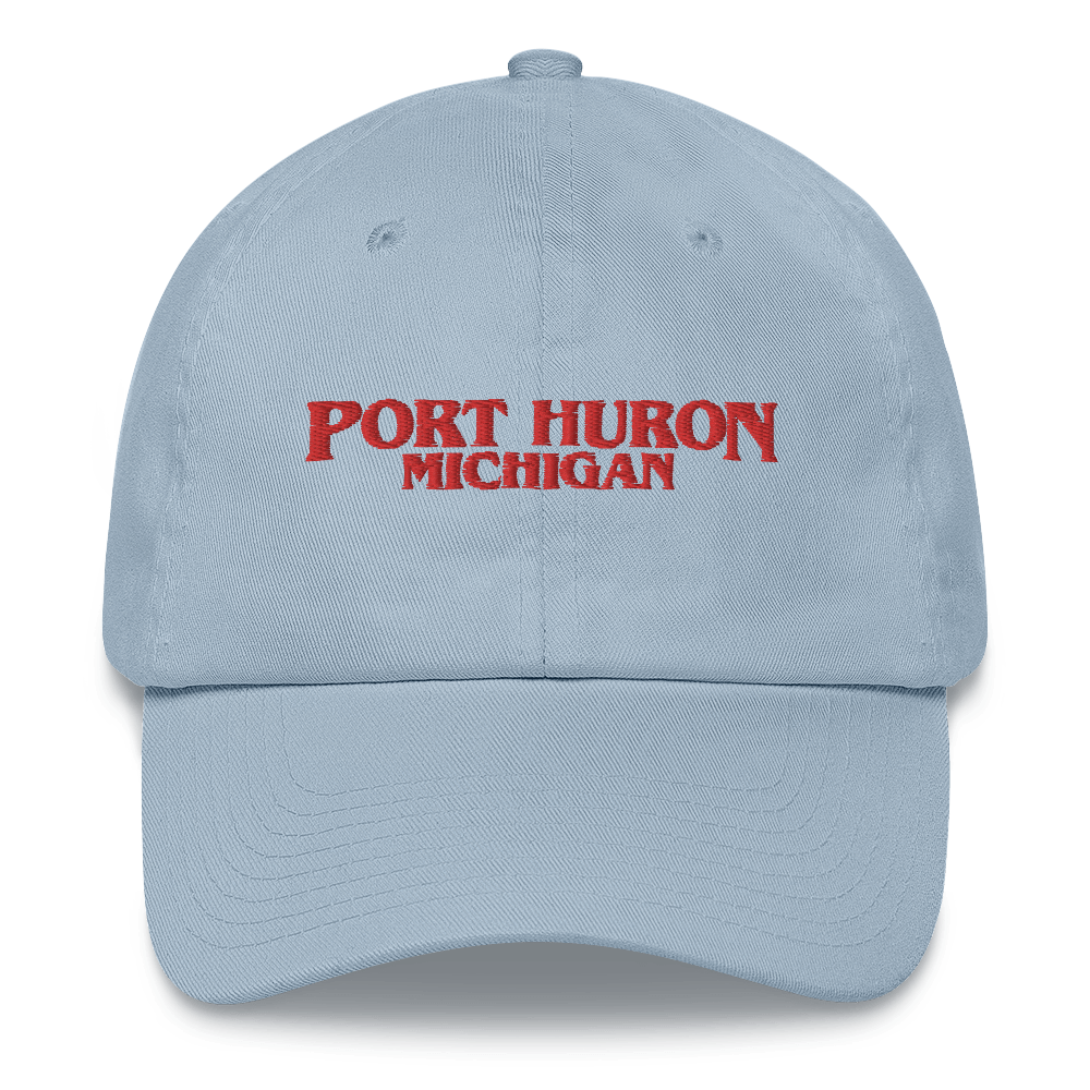 'Port Huron Michigan' Dad Hat (1980s Drama Parody)