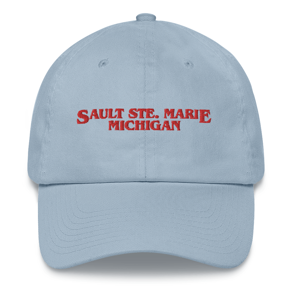 'Sault Ste. Marie Michigan' Dad Hat (1980s Drama Parody)