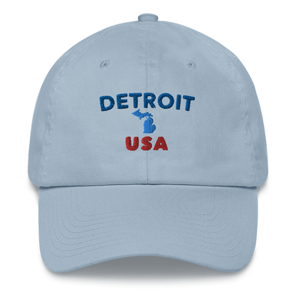 'Detroit USA' Dad Hat (w/ Michigan Outline)