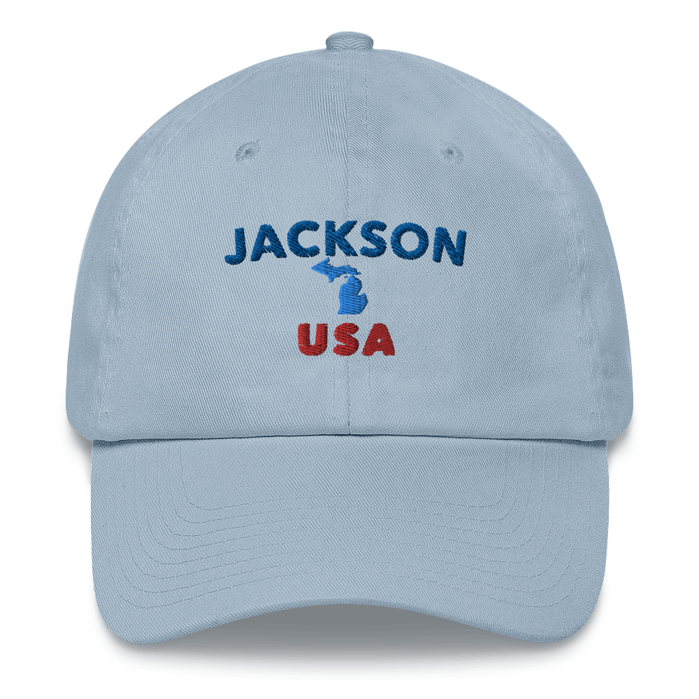 'Jackson USA' Dad Hat (w/ Michigan Outline)