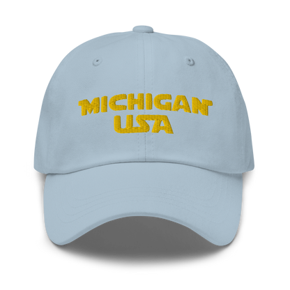 'Michigan USA' Dad Hat (Epic Sci-Fi Parody)