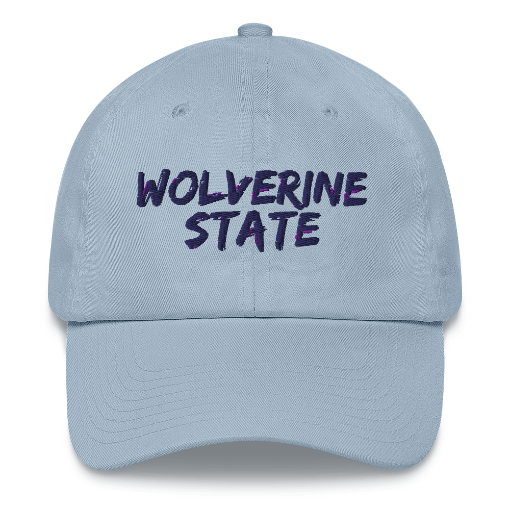 Michigan 'Wolverine State' Dad Hat (Angry Brush Font)