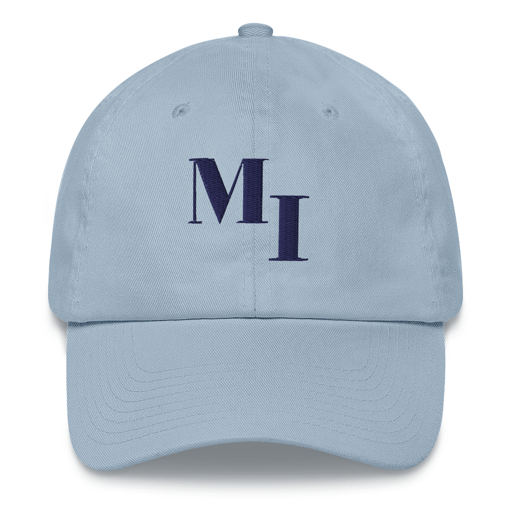 Michigan 'MI' Dad Hat (Didone Logotype)