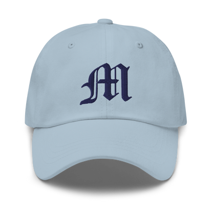 Old English 'M' Dad Hat (w 'Michigan' Back Design)