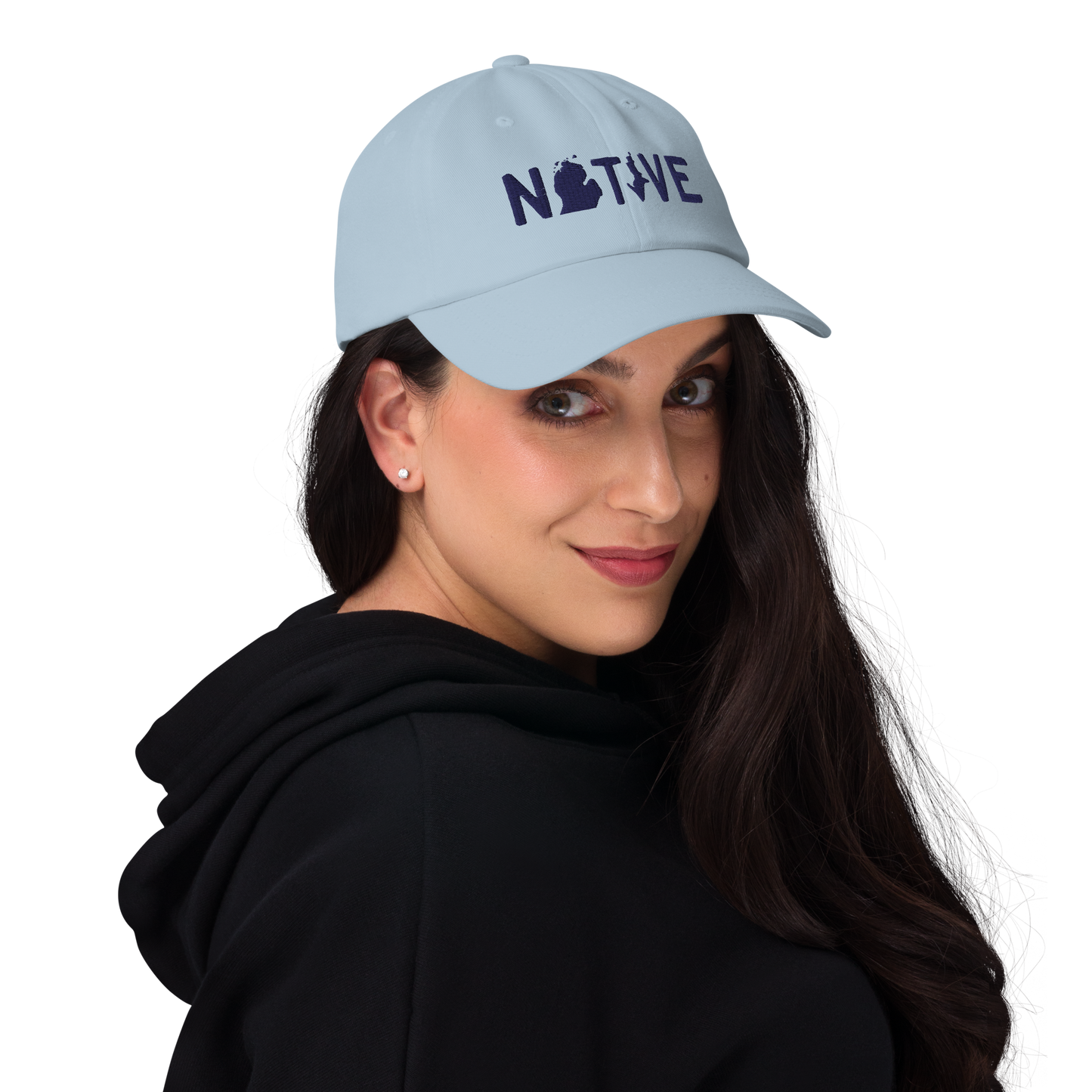 Michigan 'Native' Dad Hat (Licence Plate Font)