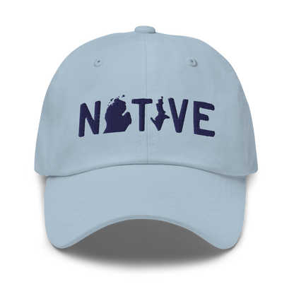 Michigan 'Native' Dad Hat (Licence Plate Font)