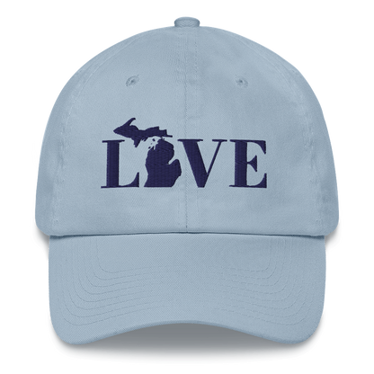 Michigan 'Love' Dad Hat (Didone Font)