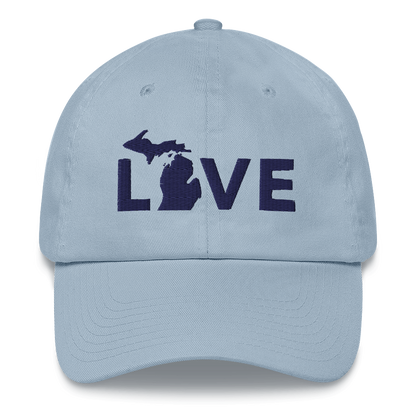 Michigan 'Love' Dad Hat (Geometric Sans Font)