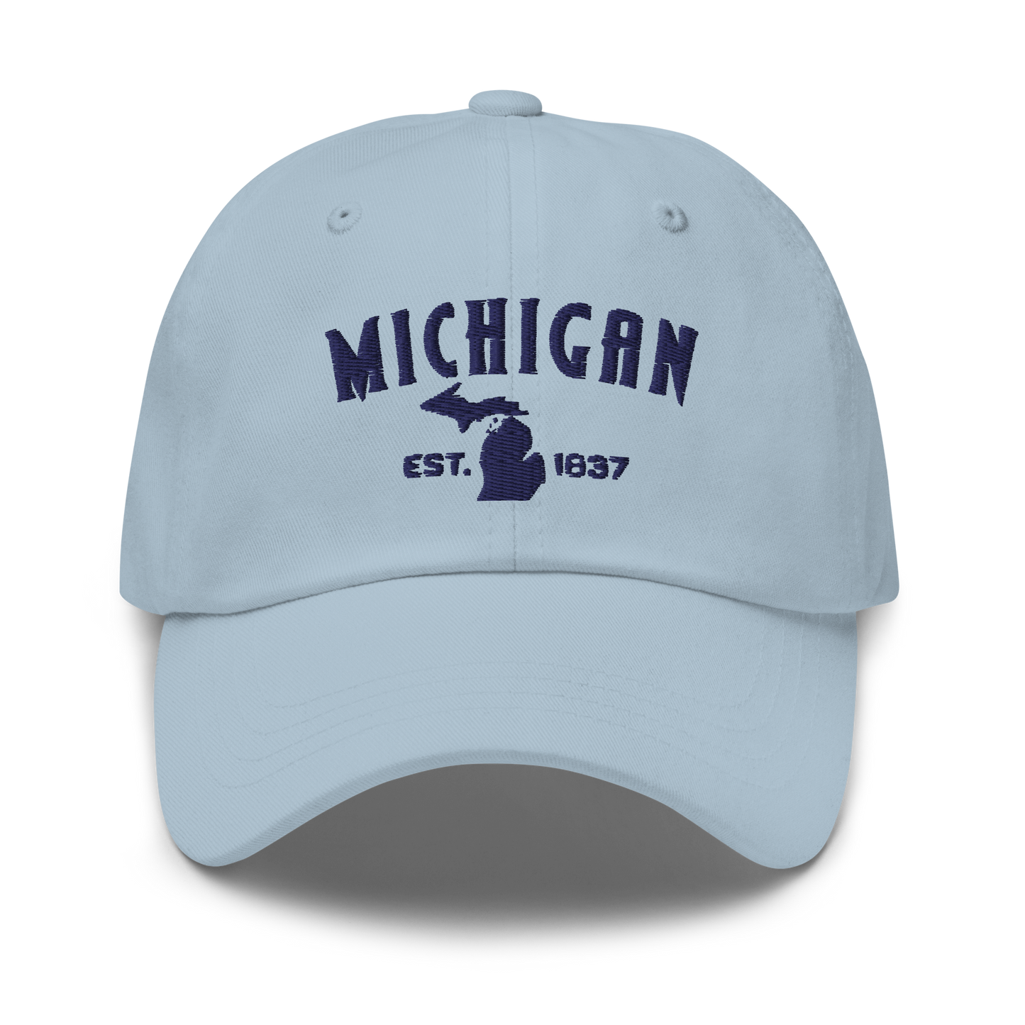 'Michigan EST 1837' Dad Hat (Vicious Mustelid Font)