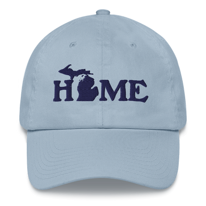 Michigan 'Home' Dad Hat (Woodcut Font)