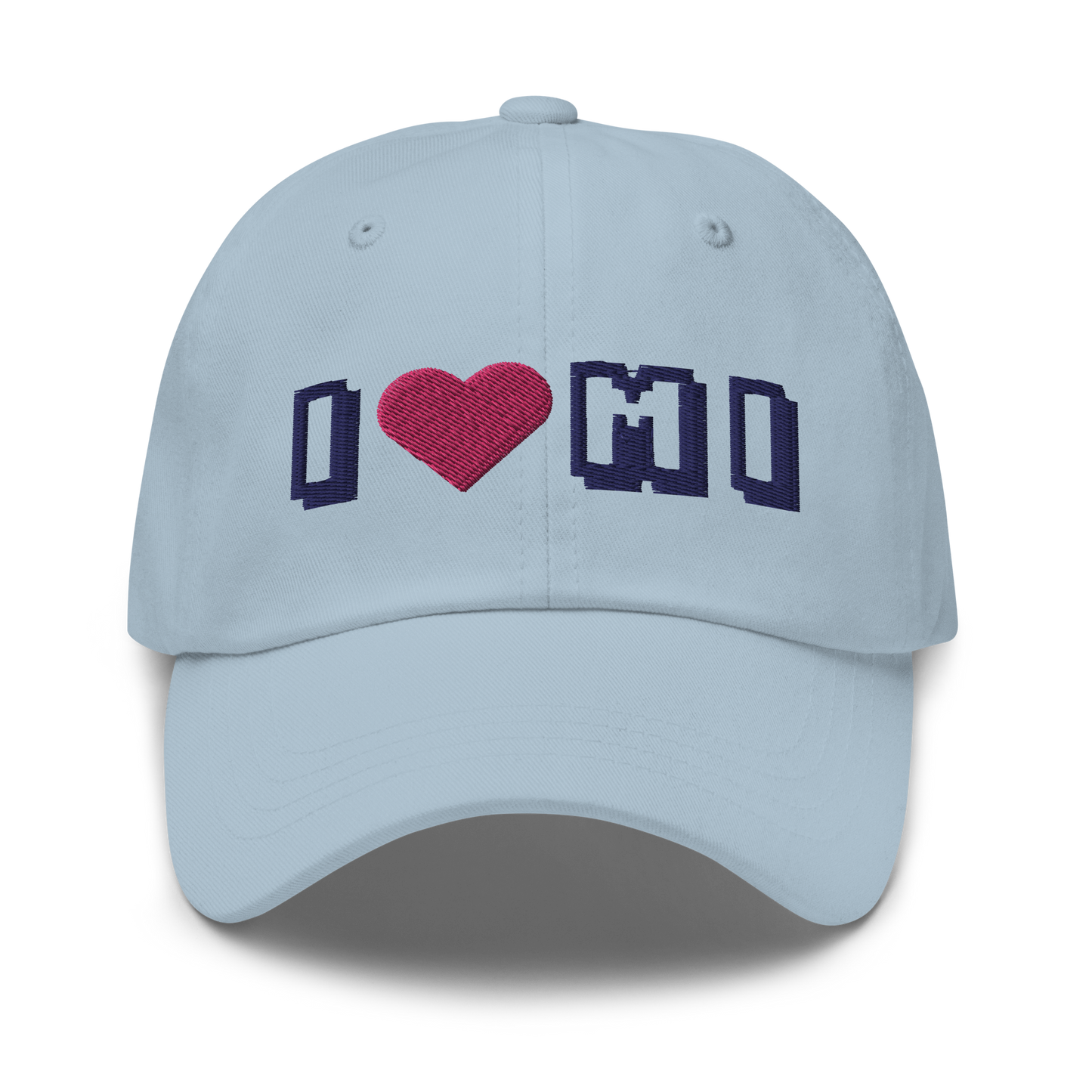 Michigan 'I ❤️ MI' Dad Hat (Arcade Font)