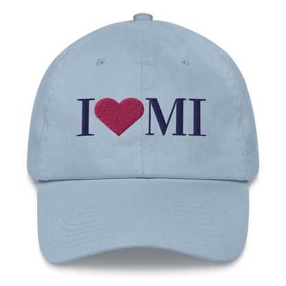 Michigan 'I ❤️ MI' Dad Hat (Didone Font)