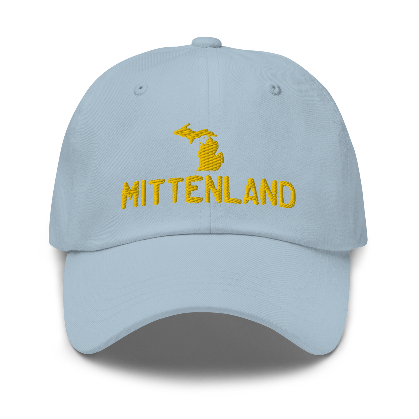 Michigan 'Mittenland' Dad Hat | Gold Embroidery