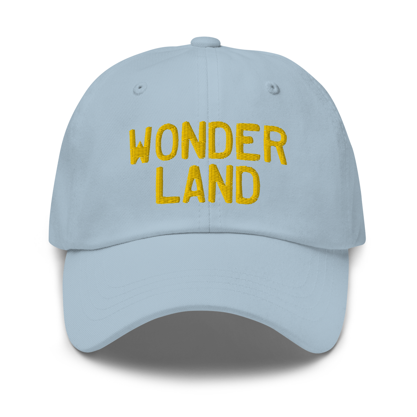 Michigan 'Wonderland' Dad Hat (Licence Plate Font) | Gold Embroidery