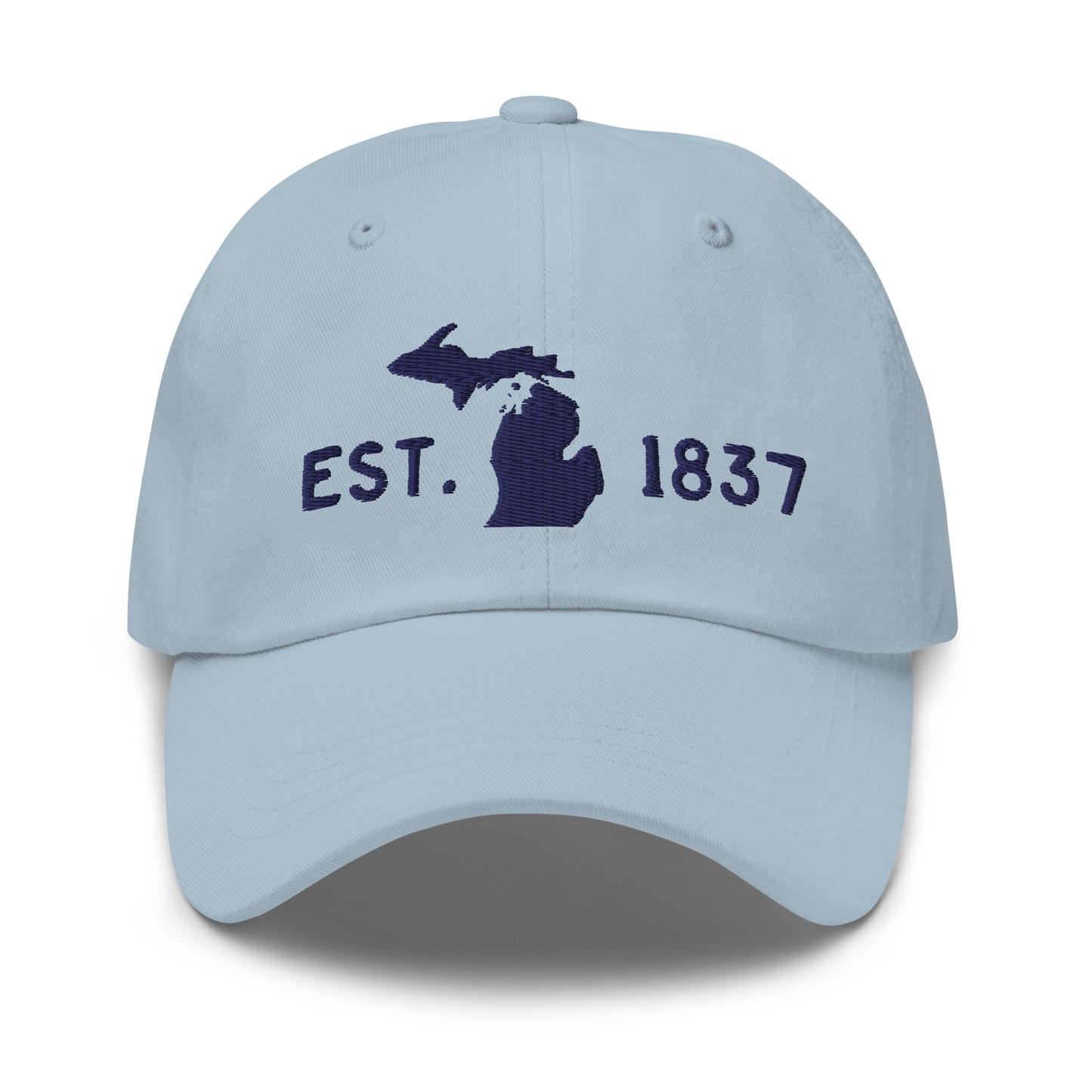 Michigan 'EST 1837' Dad Hat (Licence Plate Font)