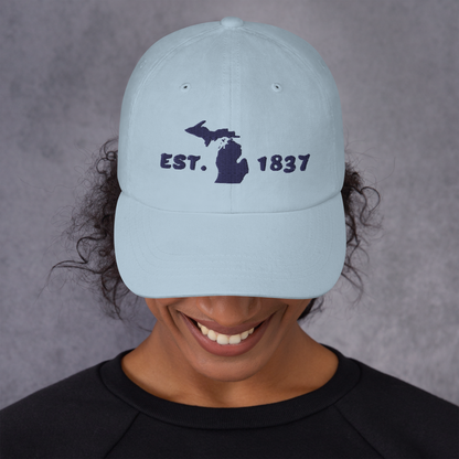 Michigan 'EST 1837' Dad Hat (Brush Font)