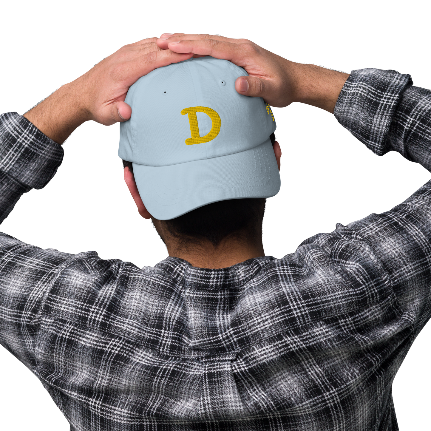 Detroit 'Old French D' Dad Hat (w/ Side Design) | Gold Embroidery