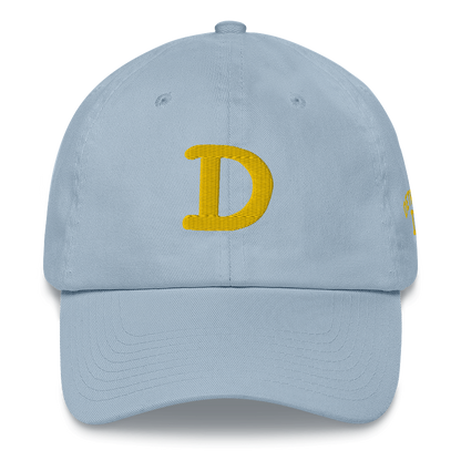 Detroit 'Old French D' Dad Hat (w/ Side Design) | Gold Embroidery