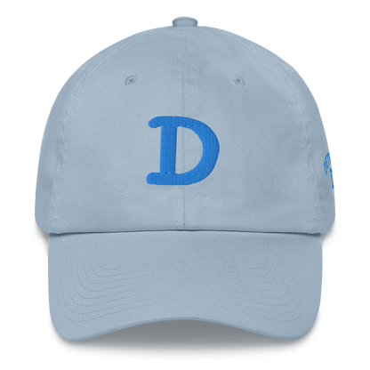 Detroit 'Old French D' Dad Hat (w/ Side Design) | Azure Embroidery