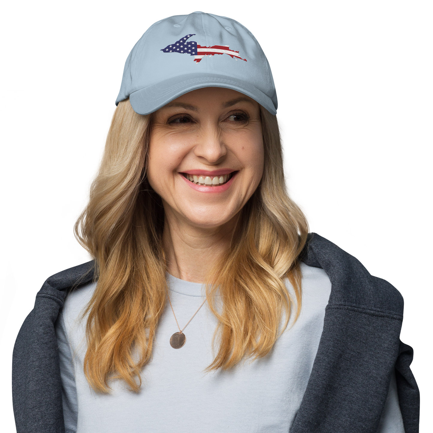 Michigan Upper Peninsula Dad Hat (Patriot Edition)