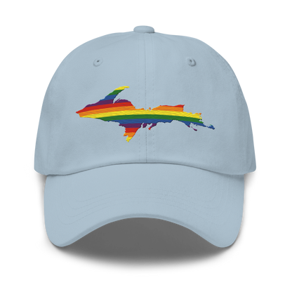 Michigan Upper Peninsula Dad Hat (Pride Edition)