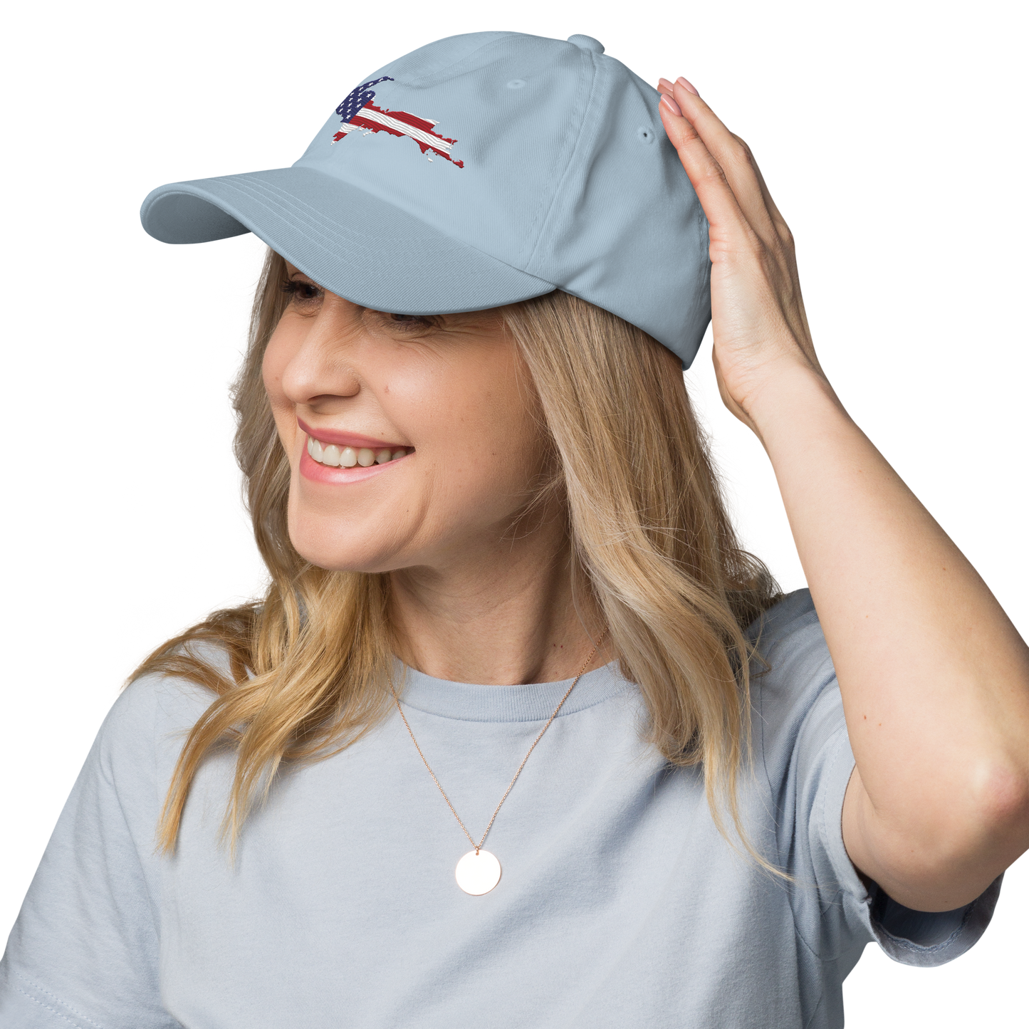 Michigan Upper Peninsula Dad Hat (Patriot Edition)