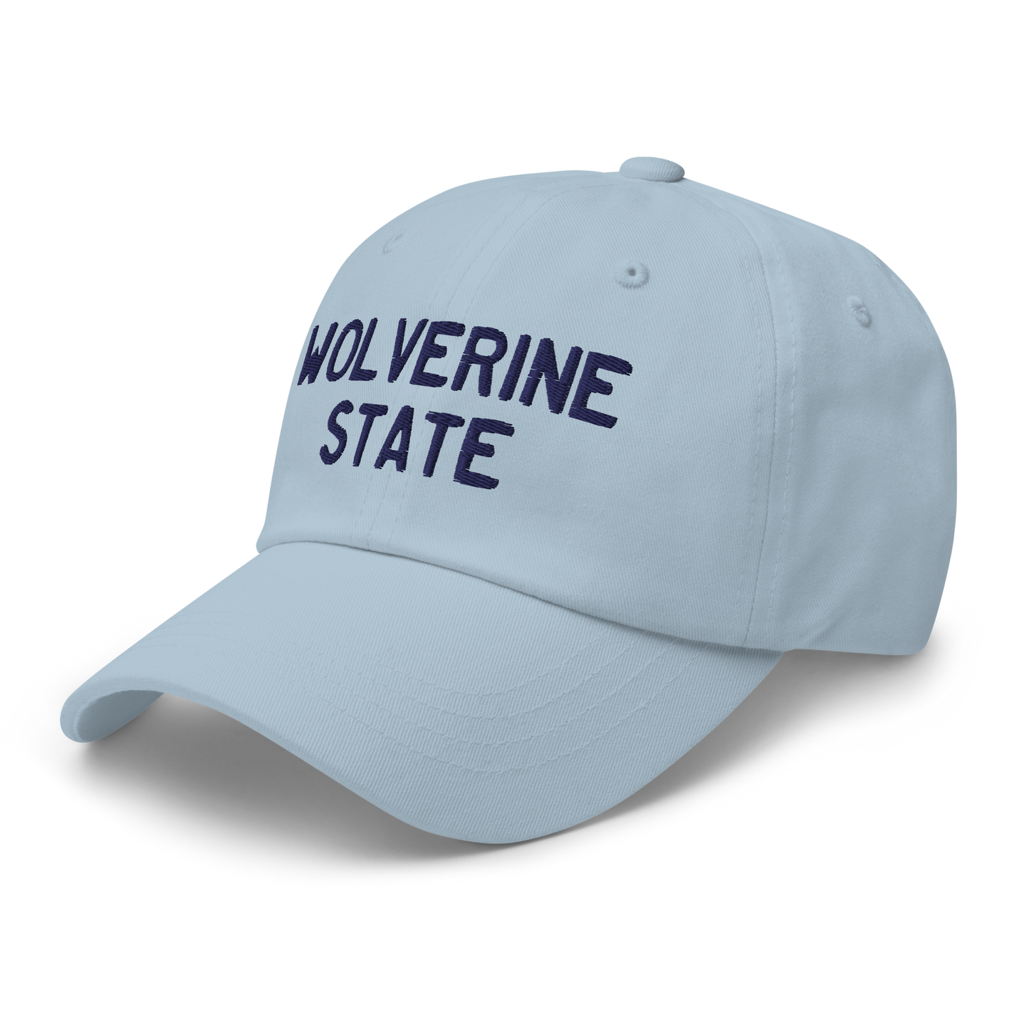 Michigan 'Wolverine State' Dad Hat (Licence Plate Font)