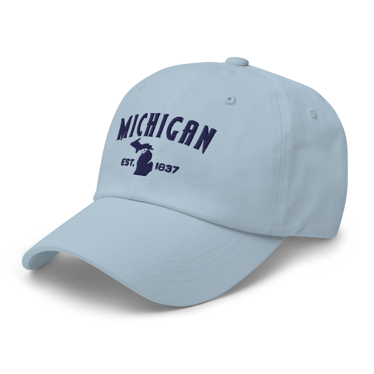 'Michigan EST 1837' Dad Hat (Vicious Mustelid Font)