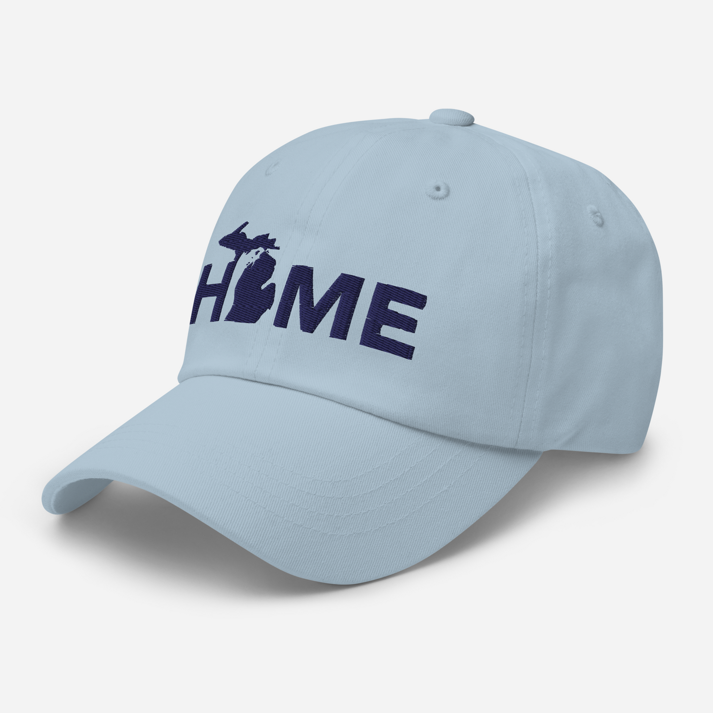 Michigan 'Home' Dad Hat (Geometric Sans Font)